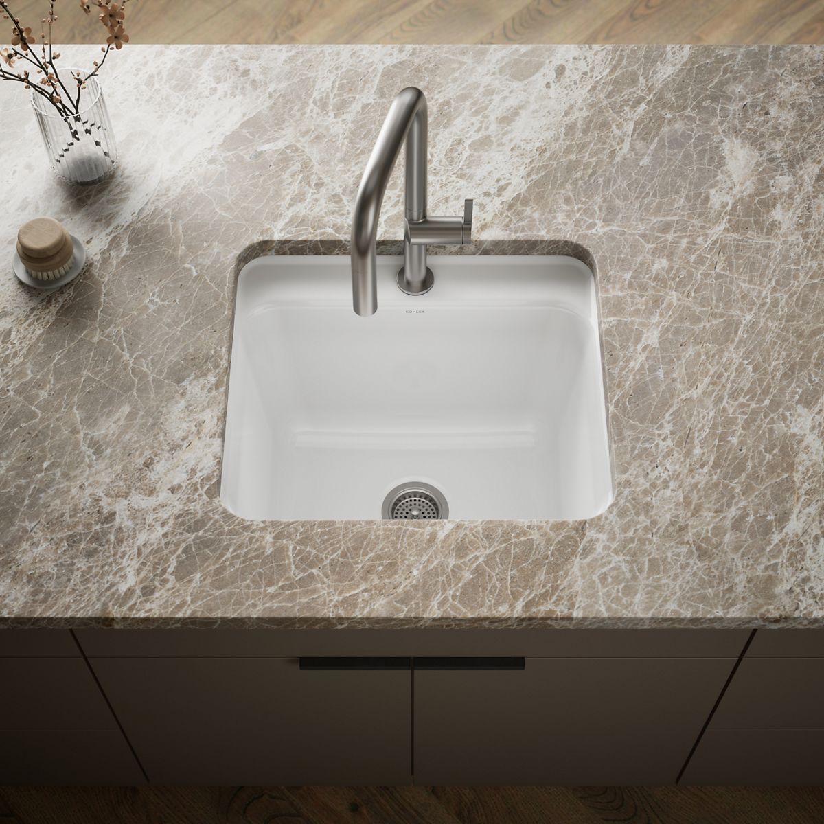 Glen Falls™ 25" top-/undermount single-bowl utility sink