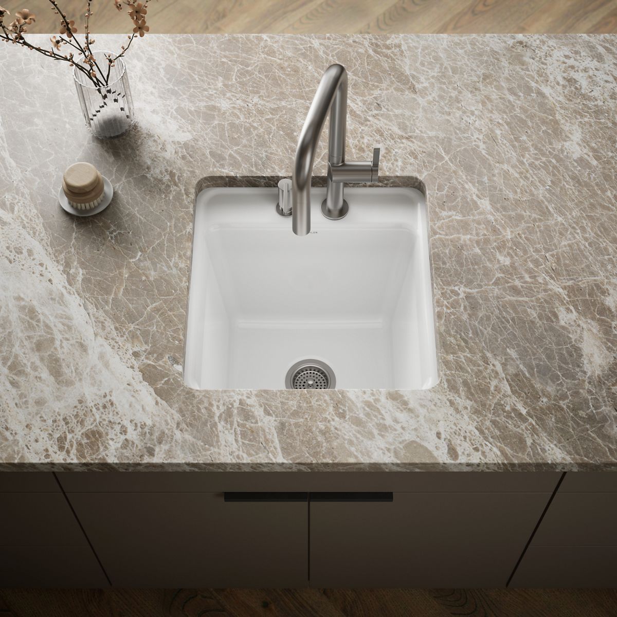 Park Falls™ 21" top-/undermount single-bowl utility sink