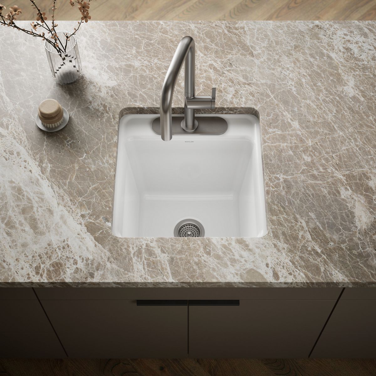 Park Falls™ 21" top-/undermount single-bowl utility sink