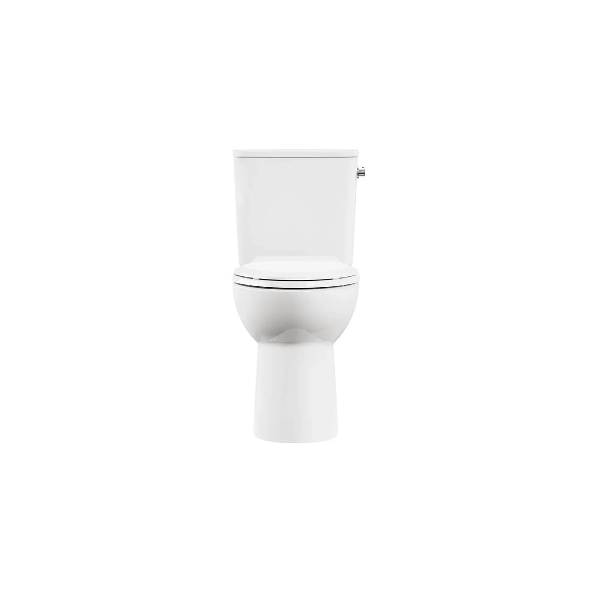 Aspirations EcoStrength Two-Piece 0.80 gpf/3.0 Lpf Chair Height Elongated Right-Hand Trip Lever Toilet Less Seat