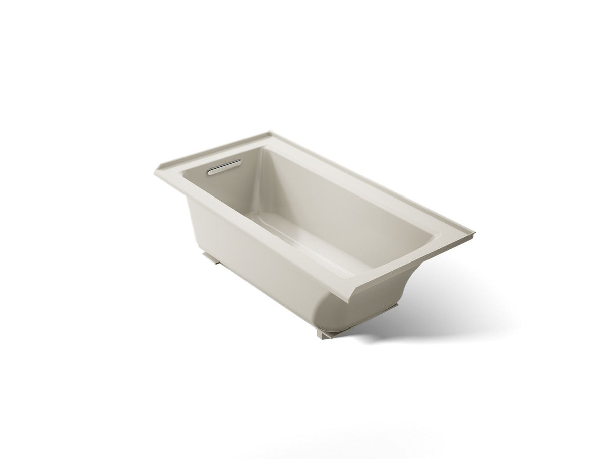 Archer® 60" x 30" alcove bath with Bask® heated surface, left drain