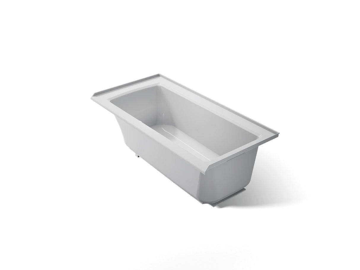 Archer® 60" x 30" alcove bath with Bask® heated surface, right drain