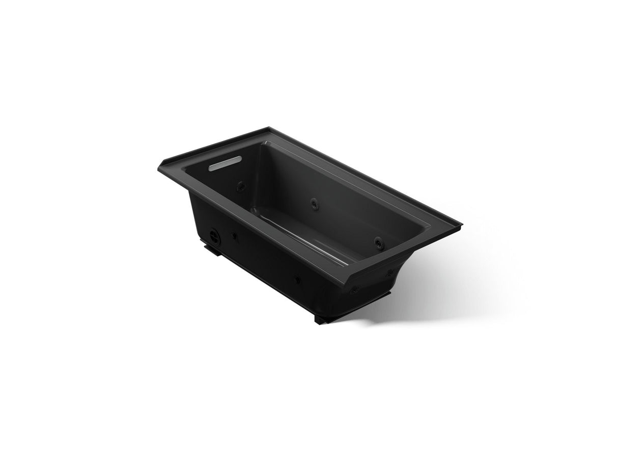 Archer® 60" x 30" alcove whirlpool bath, left drain