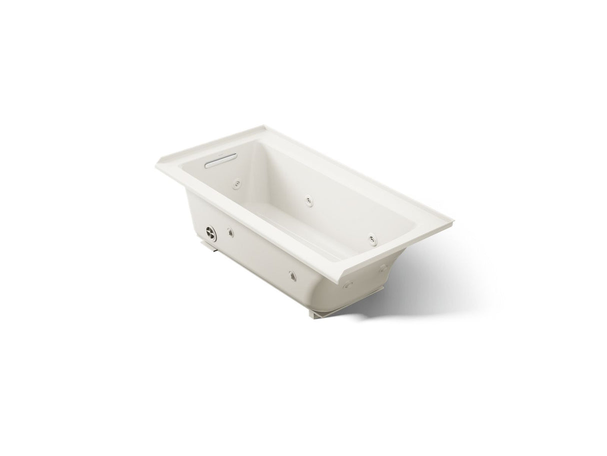 Archer® 60" x 30" alcove heated whirlpool bath, left drain