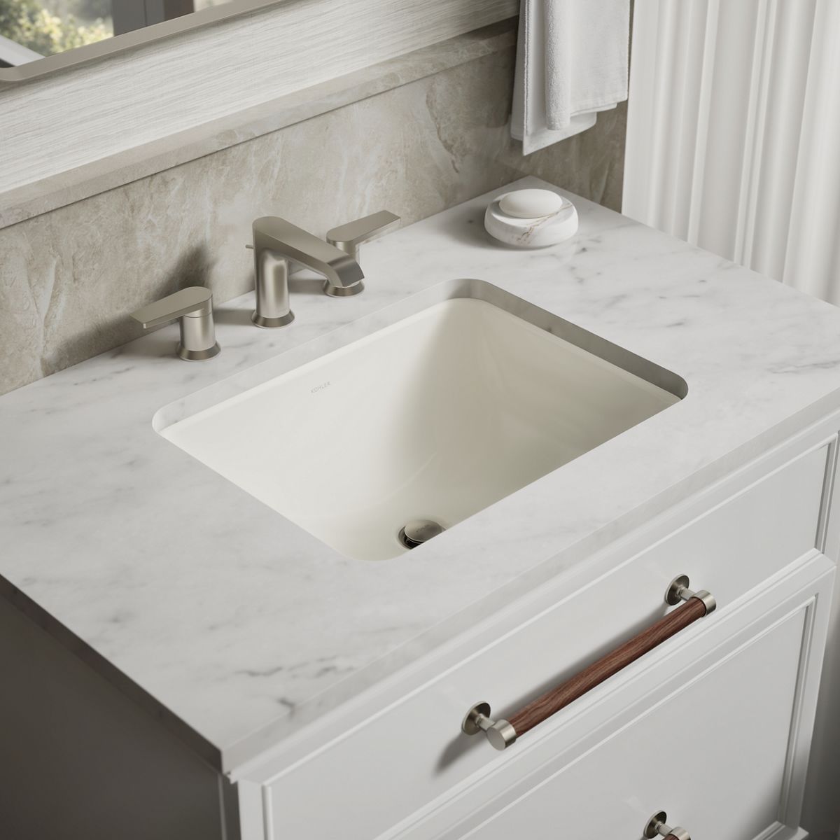 Caxton® 20-1/2" rectangular undermount bathroom sink