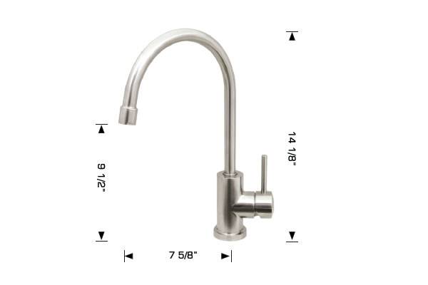 Kitchen Faucet Finish Solid Stainless Steel - Bosco #200a19b