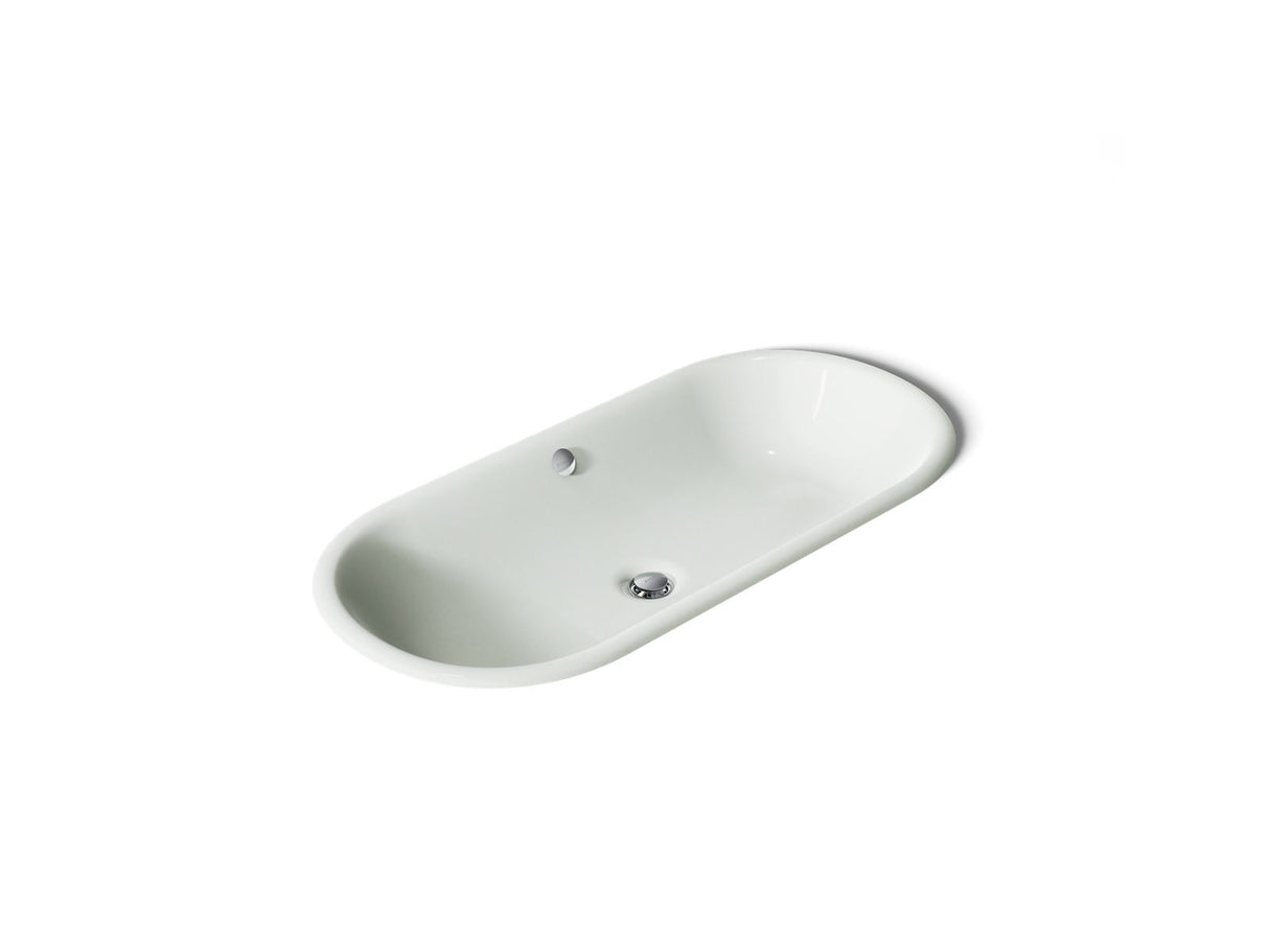 Iron Plains® 33" oval drop-in/undermount bathroom sink