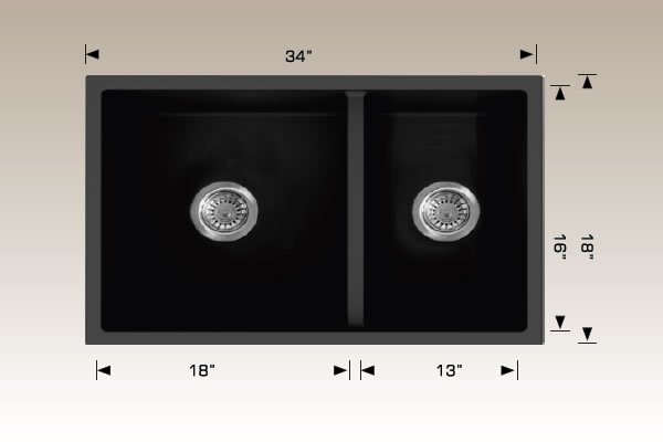Granite Sinks 34" X 18" X 9 1/2" 205051m