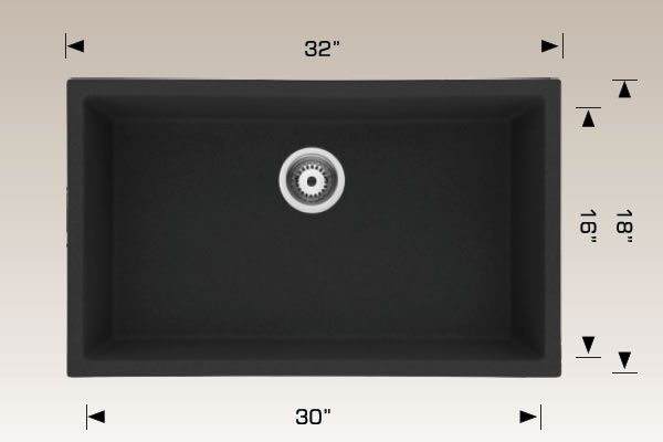 Bosco 205056S Undermount Kitchen Sink
