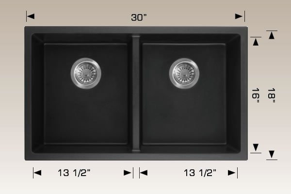 Granite Sinks 30" X 18" X 9" 205058m