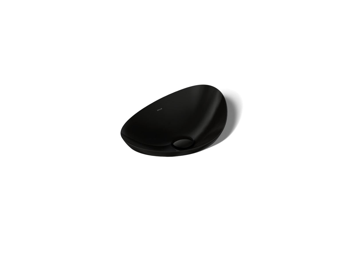 Veil™ 21" oval vessel bathroom sink, no overflow