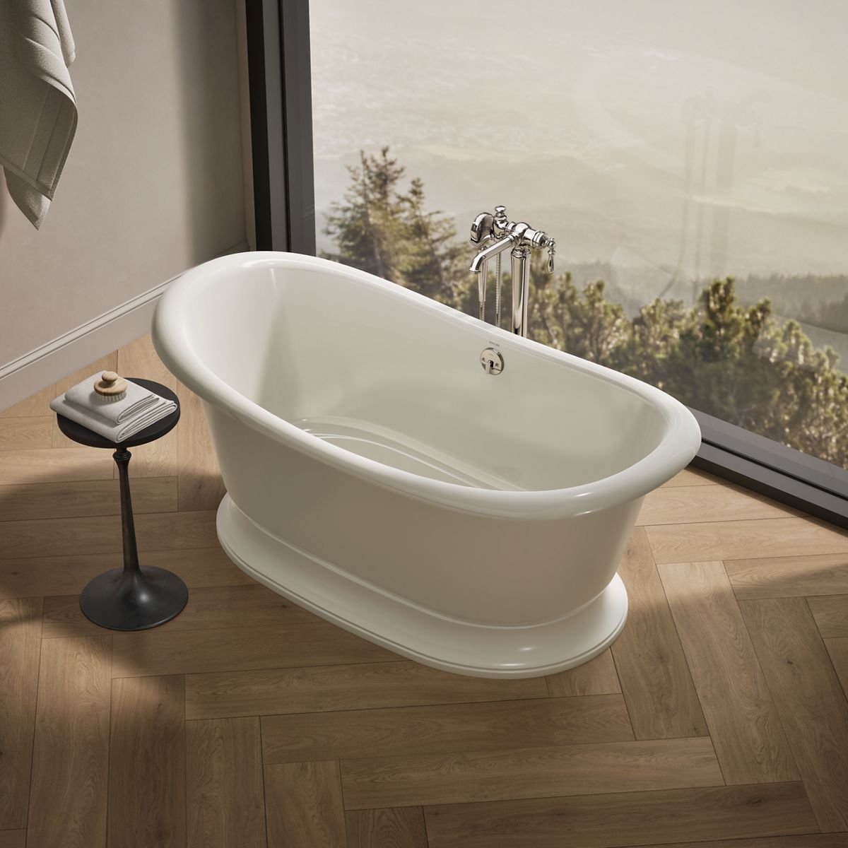 Artifacts™ 66-1/8" x 32-1/2" freestanding bath