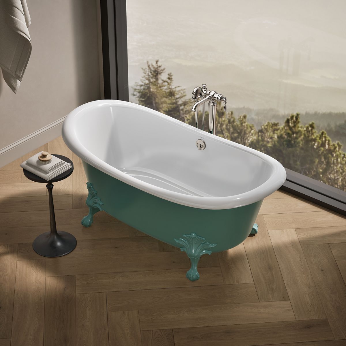 Artifacts™ 66-1/8" x 32-1/2" freestanding bath