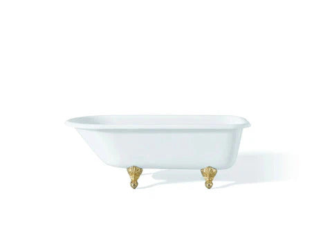 TRADITIONAL Cast Iron Bathtub with Faucet Holes 2093-WW-6