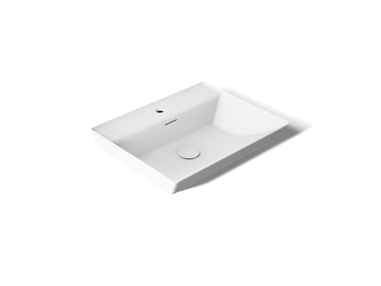 Brazn® 23" rectangular vessel bathroom sink