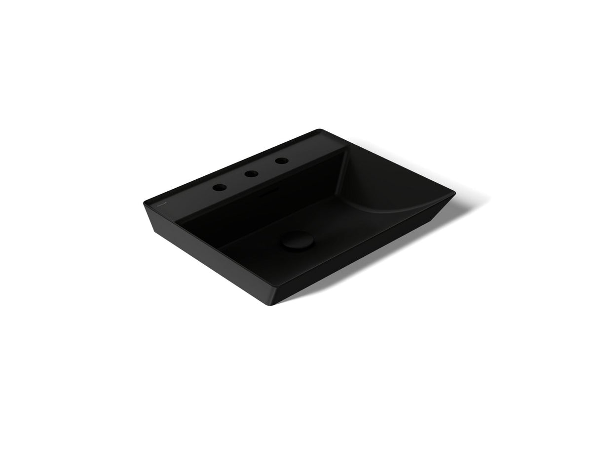Brazn® 23" rectangular vessel bathroom sink
