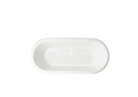 REGAL Cast Iron Bathtub with Faucet Holes 2110-WW-6