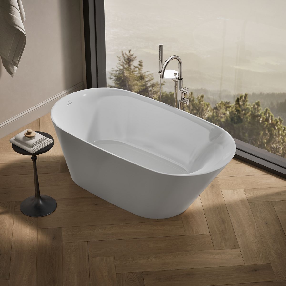 Brazn® 66" x 35" freestanding bath