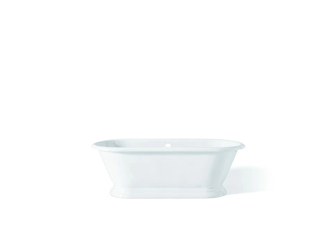 SANDRINGHAM Cast Iron Bathtub with Faucet Holes 2162-W