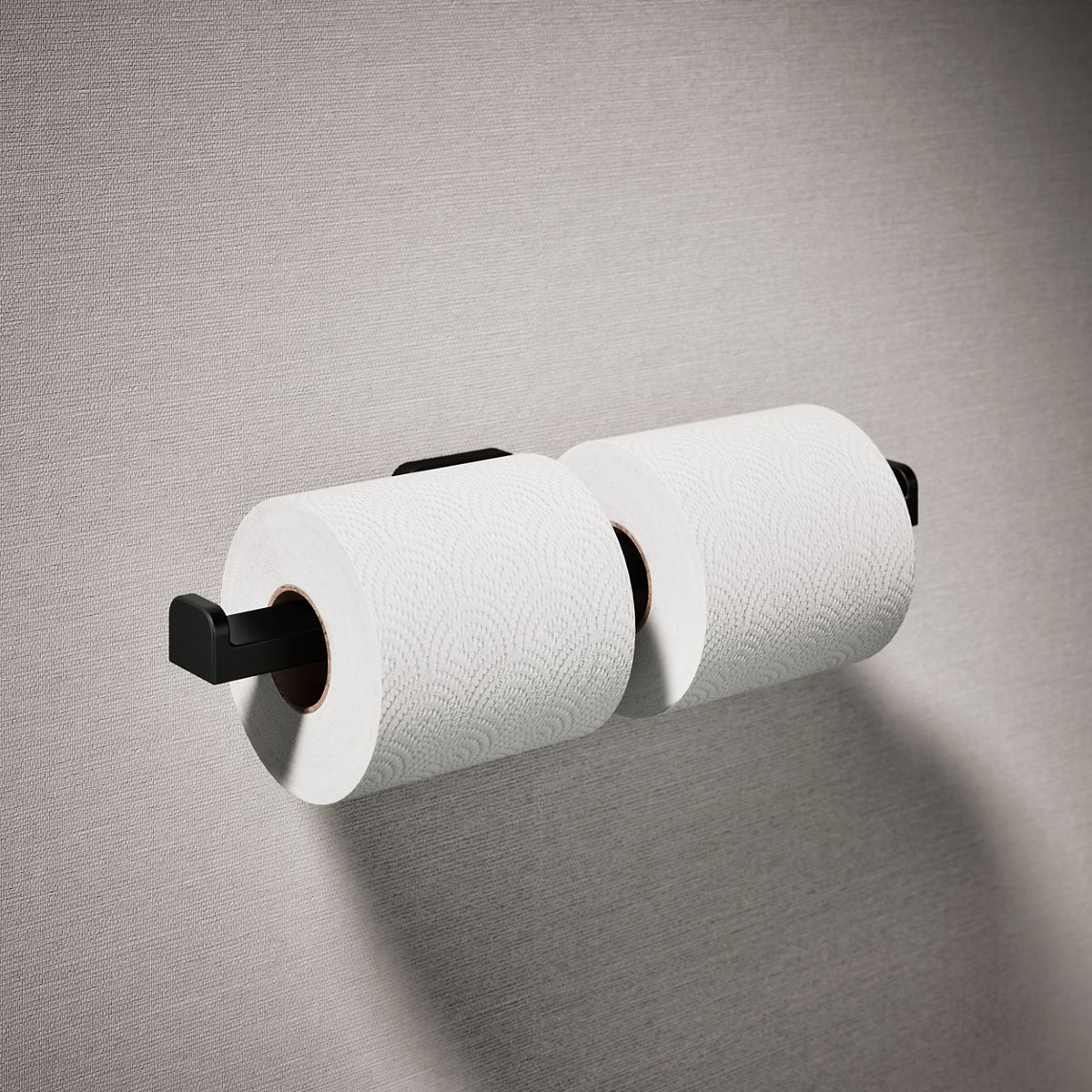 Parallel® Double toilet paper holder