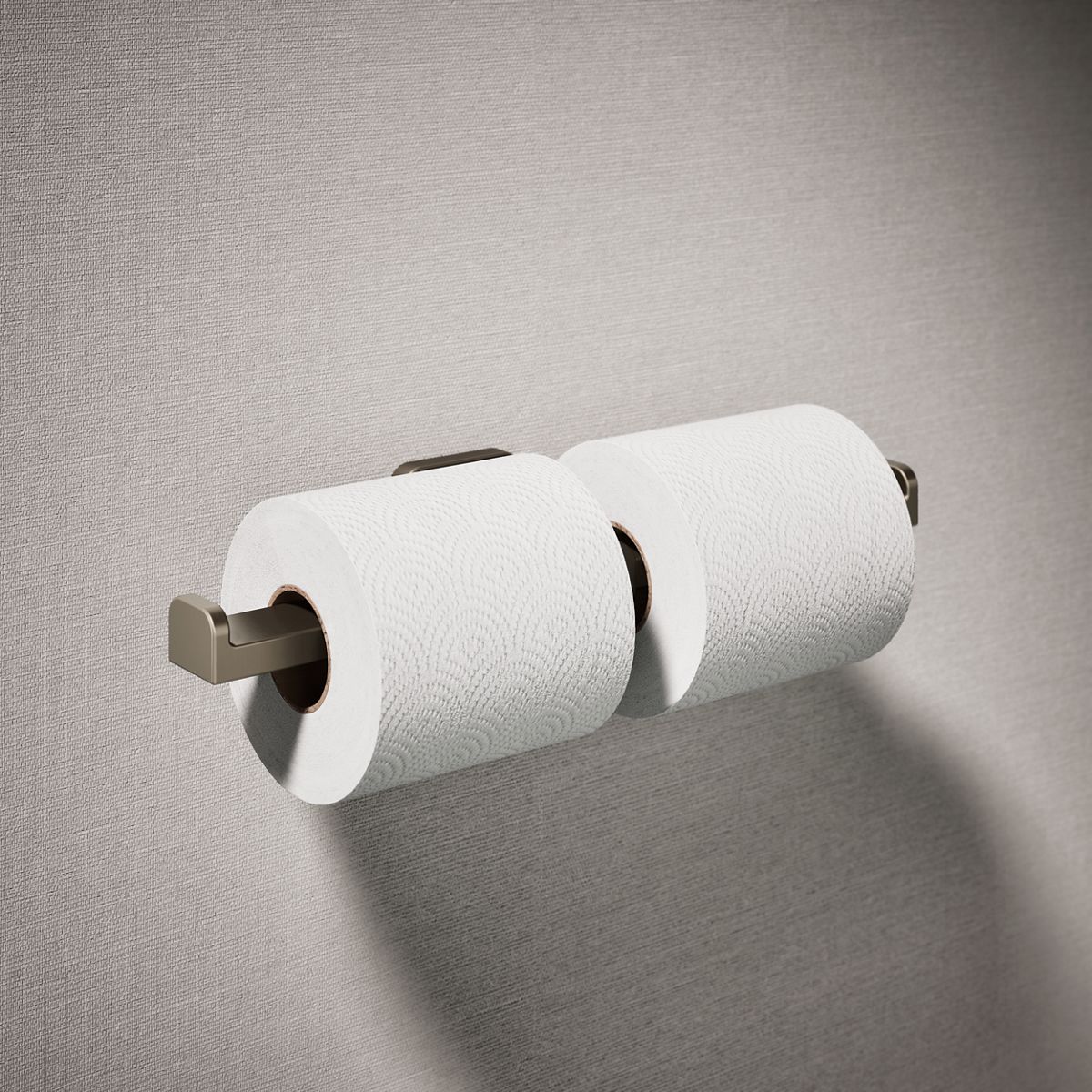 Parallel® Double toilet paper holder