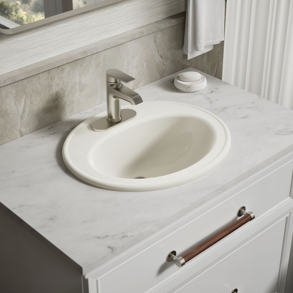 Pennington® 20-1/4" oval drop-in bathroom sink