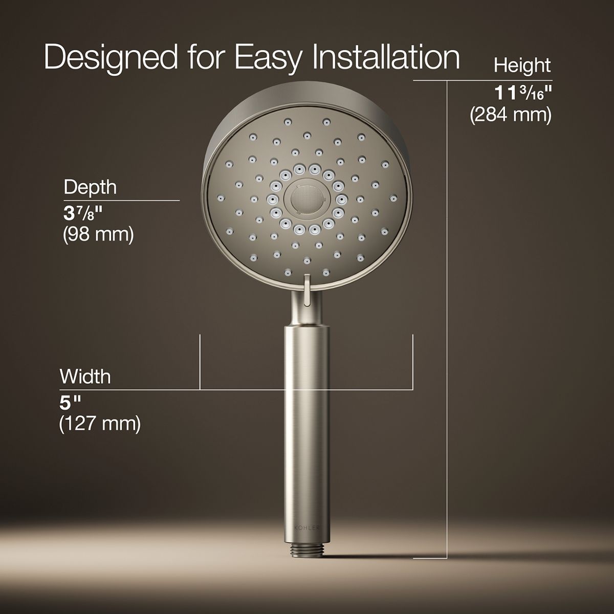 Purist® Four-function handshower, 1.75 gpm