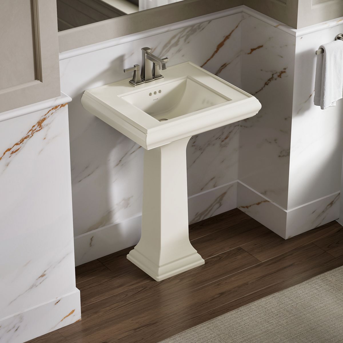 Memoirs® Classic 24-1/4" rectangular pedestal bathroom sink