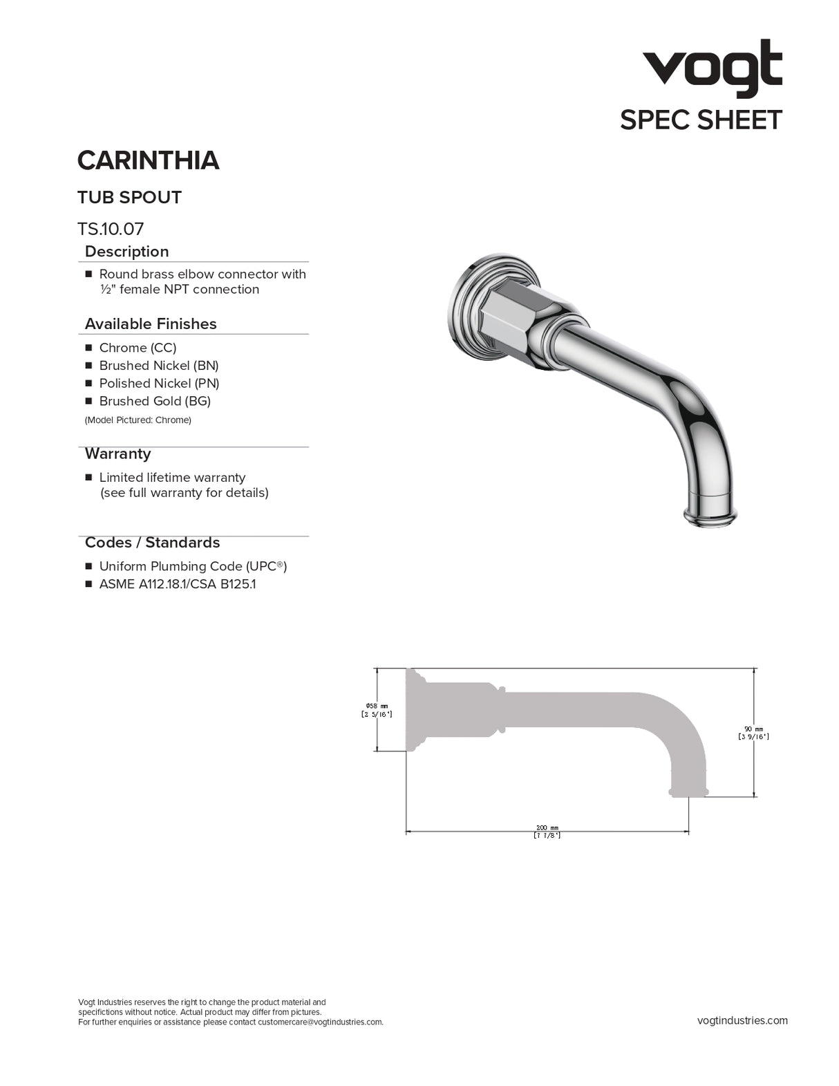 CARINTHIA 3-WAY TH SHOWER KIT