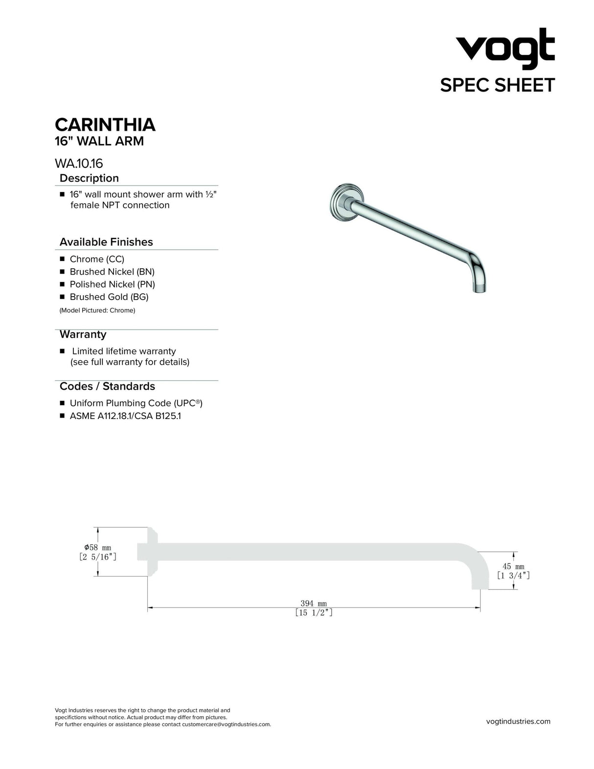 CARINTHIA 3-WAY TH SHOWER KIT