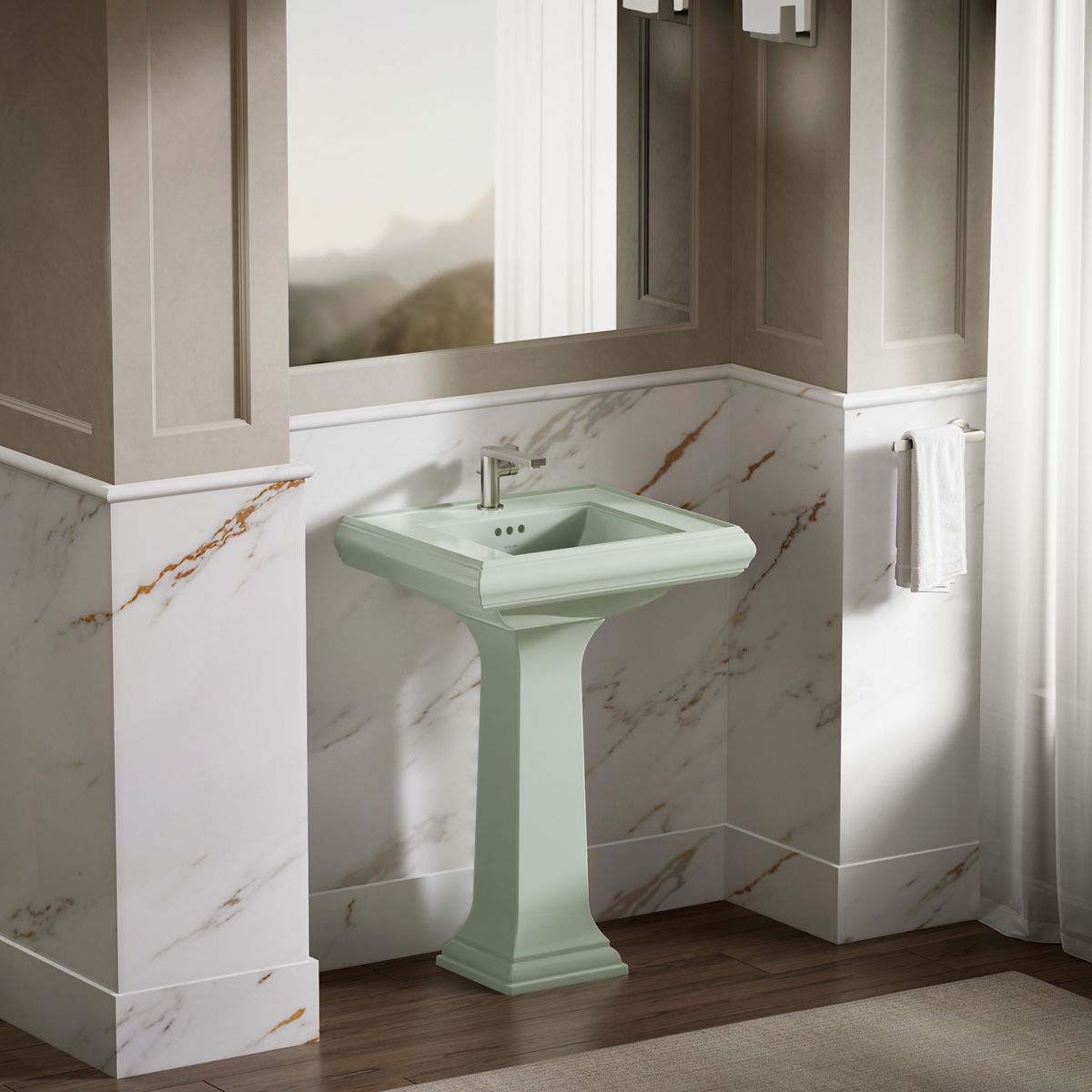 Memoirs® Bathroom sink pedestal