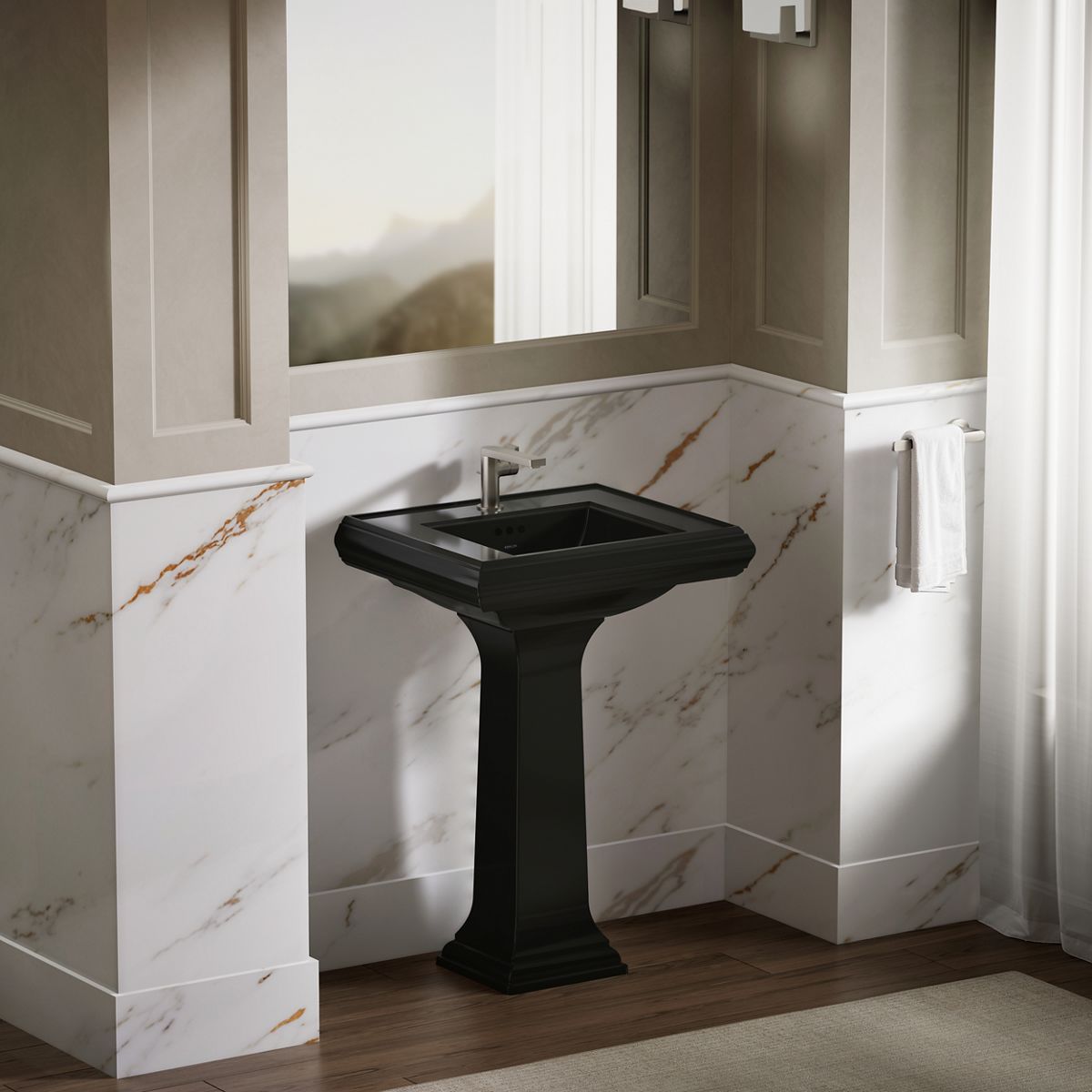 Memoirs® Bathroom sink pedestal