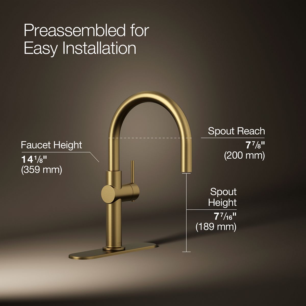 Crue® Single-handle bar sink faucet