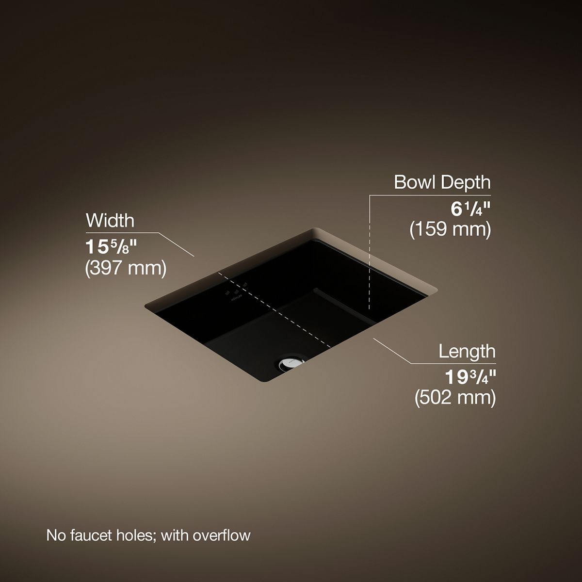 Kathryn® 19-3/4" rectangular undermount bathroom sink
