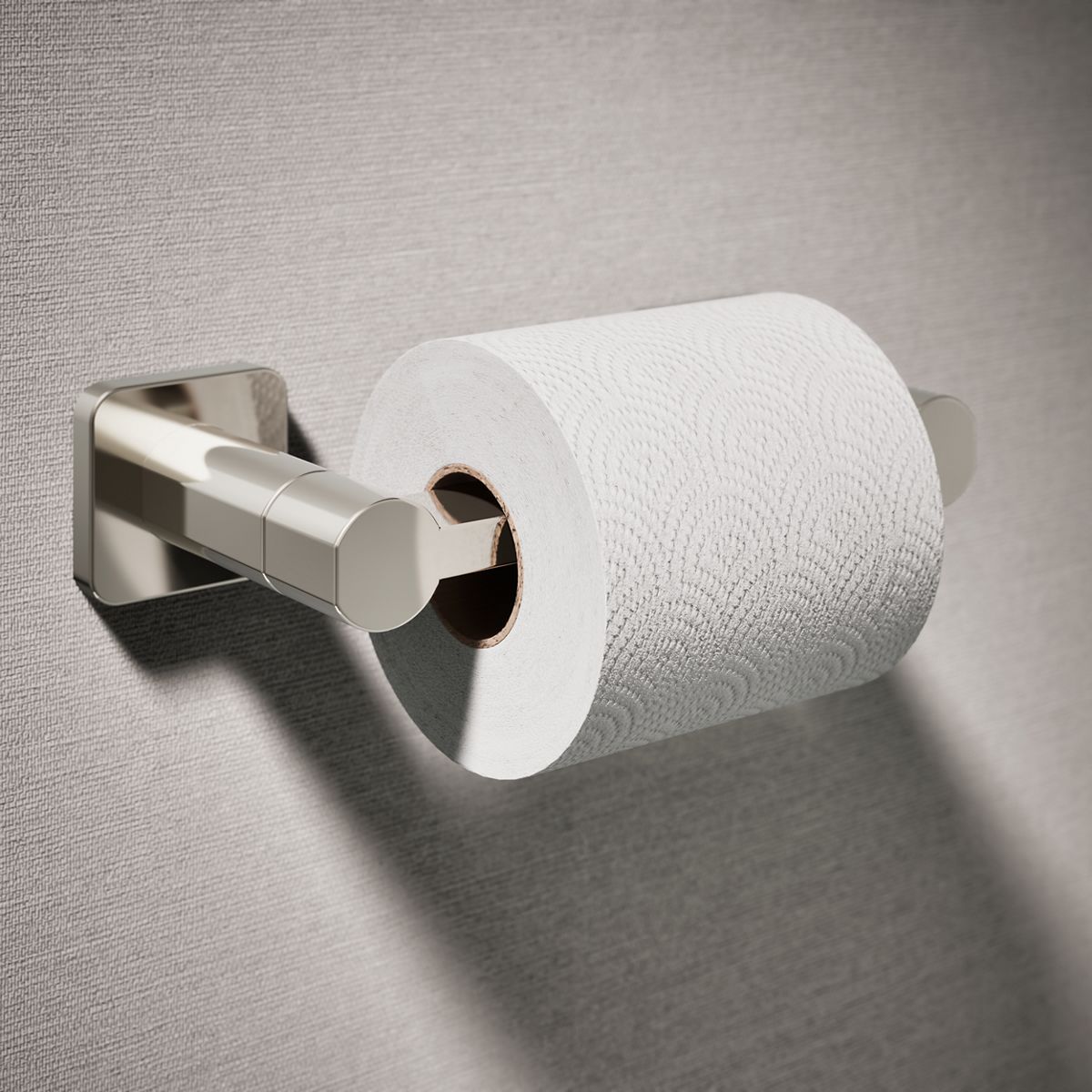 Parallel® Pivoting toilet paper holder