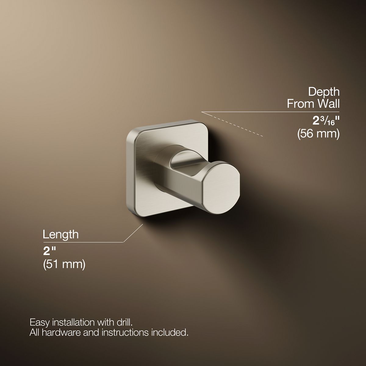Parallel® Robe hook