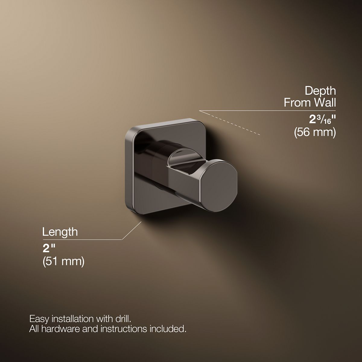Parallel® Robe hook