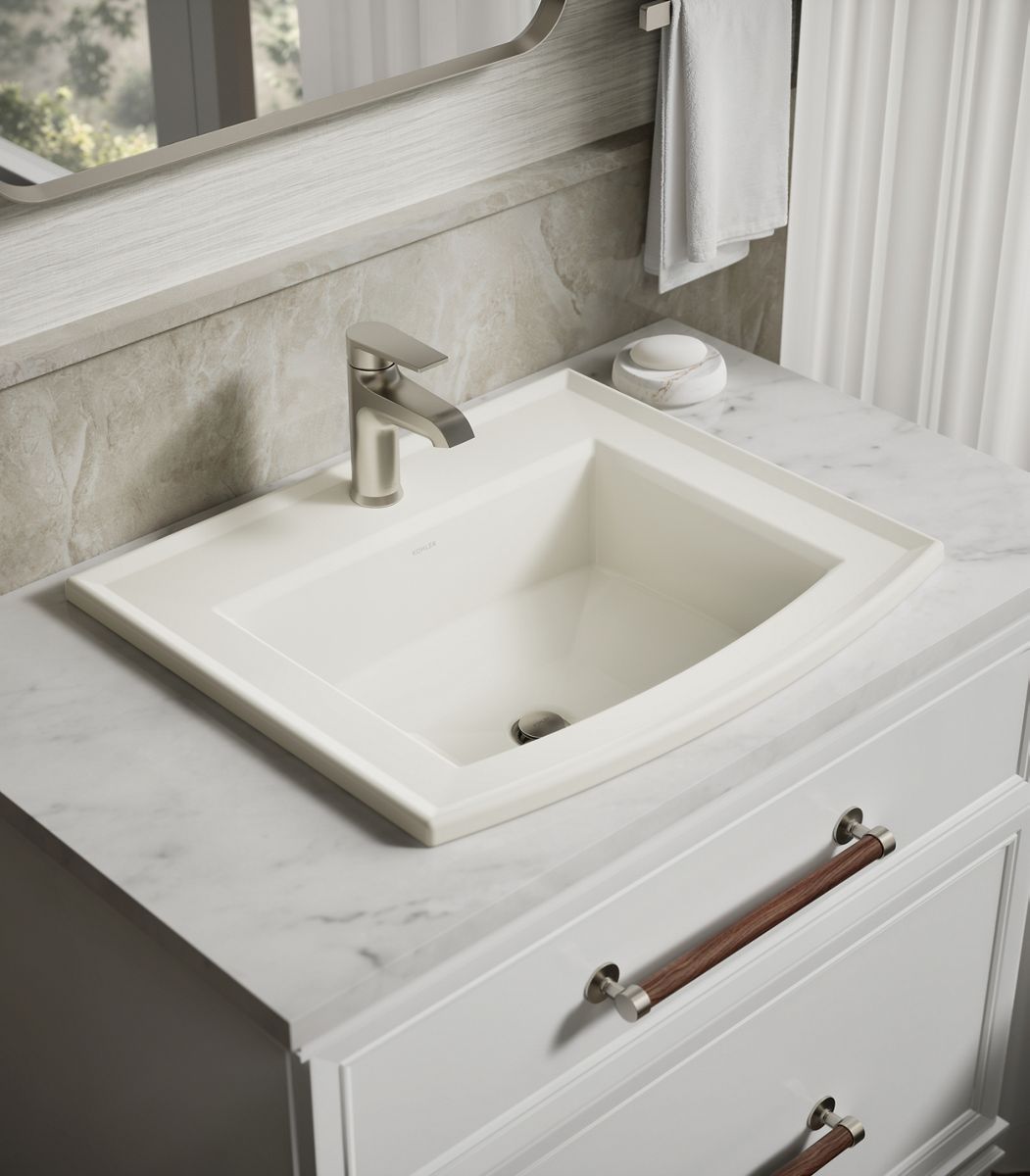 Archer® 22-3/4" rectangular drop-in bathroom sink