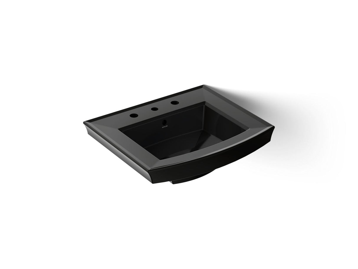 Archer® 24" rectangular pedestal bathroom sink