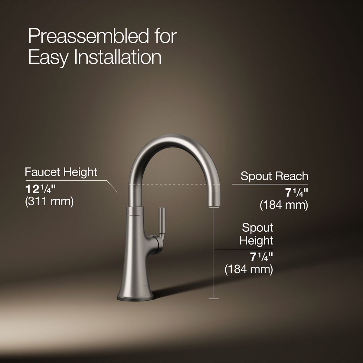 Tone® Single-handle bar sink faucet
