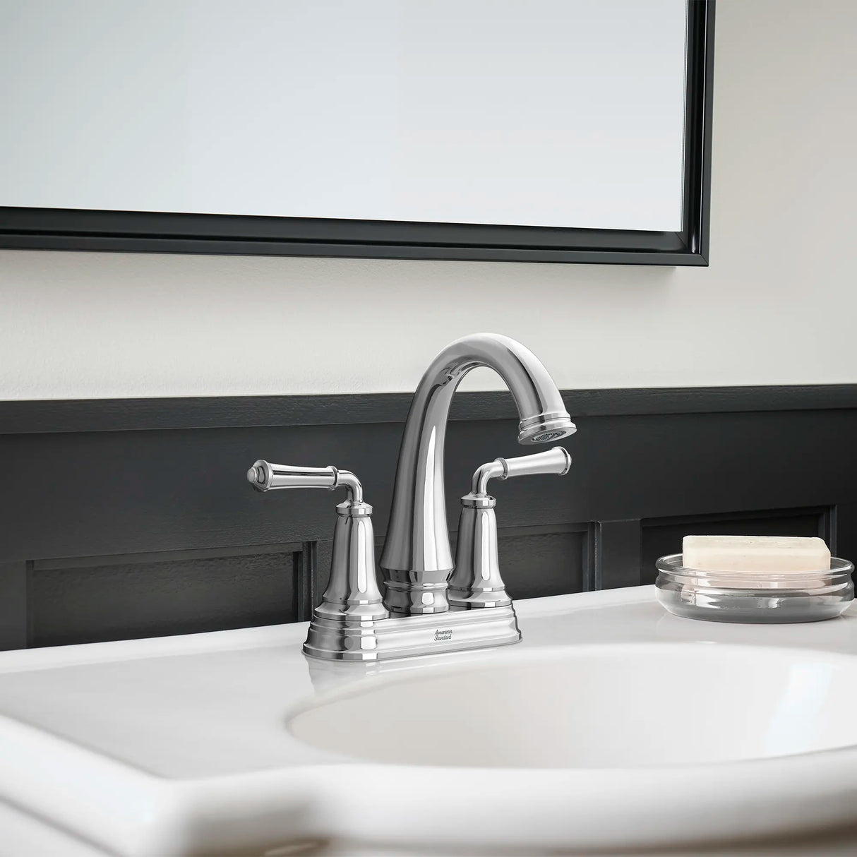 Delancey® 4-Inch Centerset 2-Handle Bathroom Faucet 1.2gpm/4.5 L/min With Lever Handles