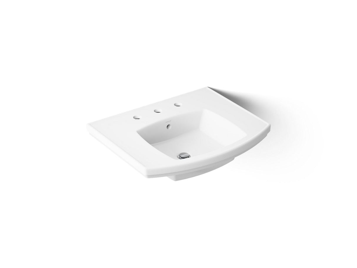 Kelston® 23-3/4" rectangular pedestal bathroom sink