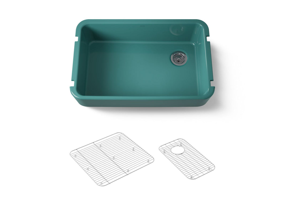 Ironridge® 34" undermount single-bowl farmhouse kitchen sink