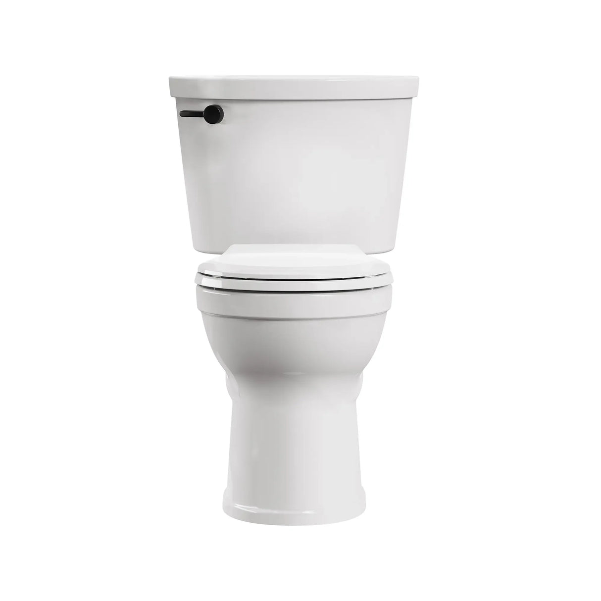 Cadet® PRO Two-Piece 1.28 gpf/4.8 Lpf Chair Height Round Front Toilet With Matte Black Trip Lever Less Seat
