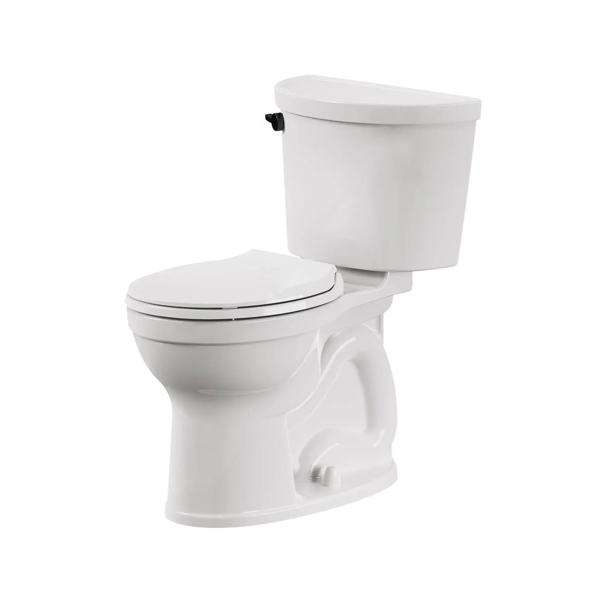 Cadet® PRO Two-Piece 1.28 gpf/4.8 Lpf Chair Height Round Front Toilet With Matte Black Trip Lever Less Seat