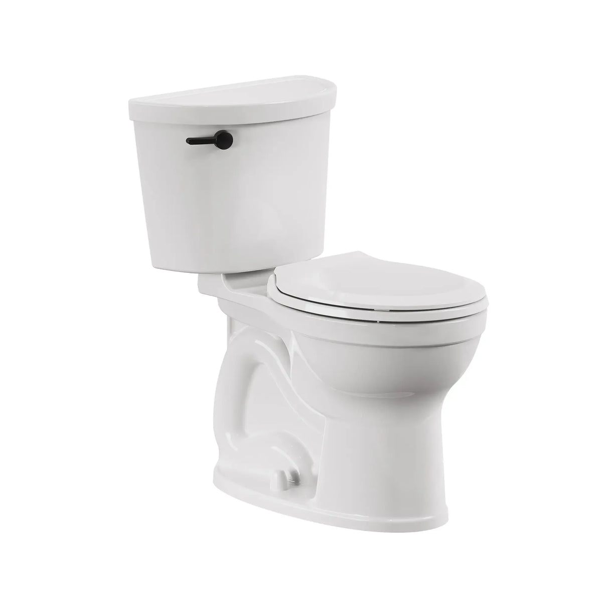 Cadet® PRO Two-Piece 1.28 gpf/4.8 Lpf Chair Height Round Front Toilet With Matte Black Trip Lever Less Seat