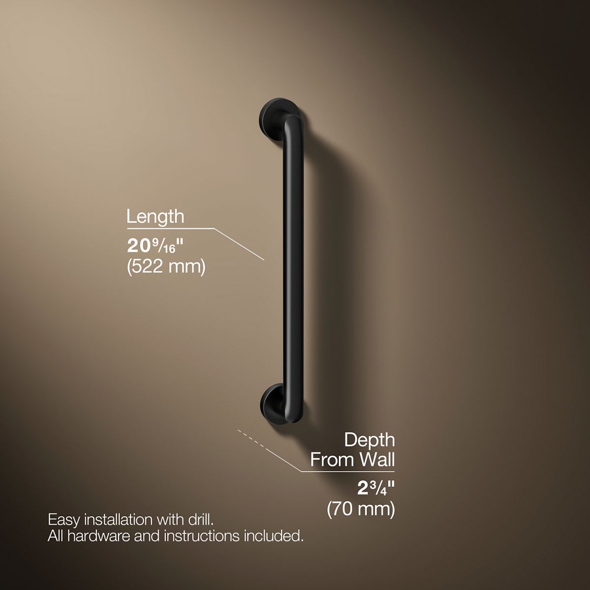 Kumin™ 18" grab bar