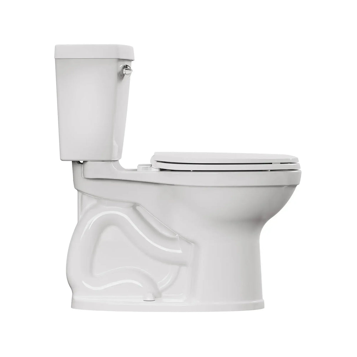 Champion 4 Two-Piece 1.28 gpf/4.8 Lpf Chair Height Elongated Complete Toilet With Seat and Lined Tank