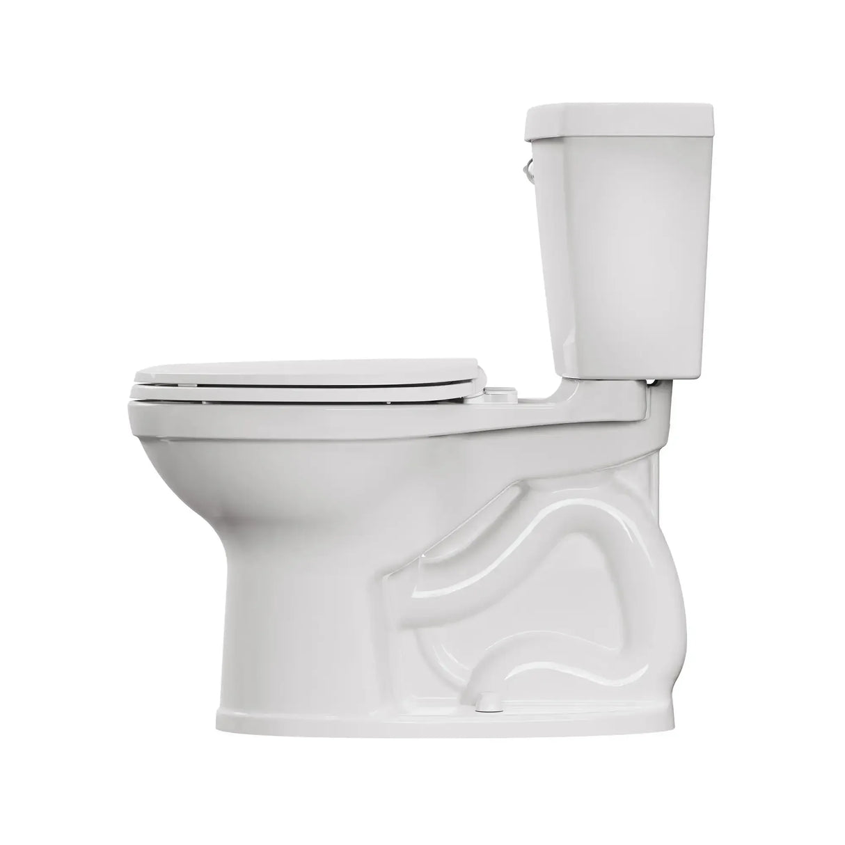 Champion 4 Two-Piece 1.28 gpf/4.8 Lpf Chair Height Elongated Complete Toilet With Seat and Lined Tank