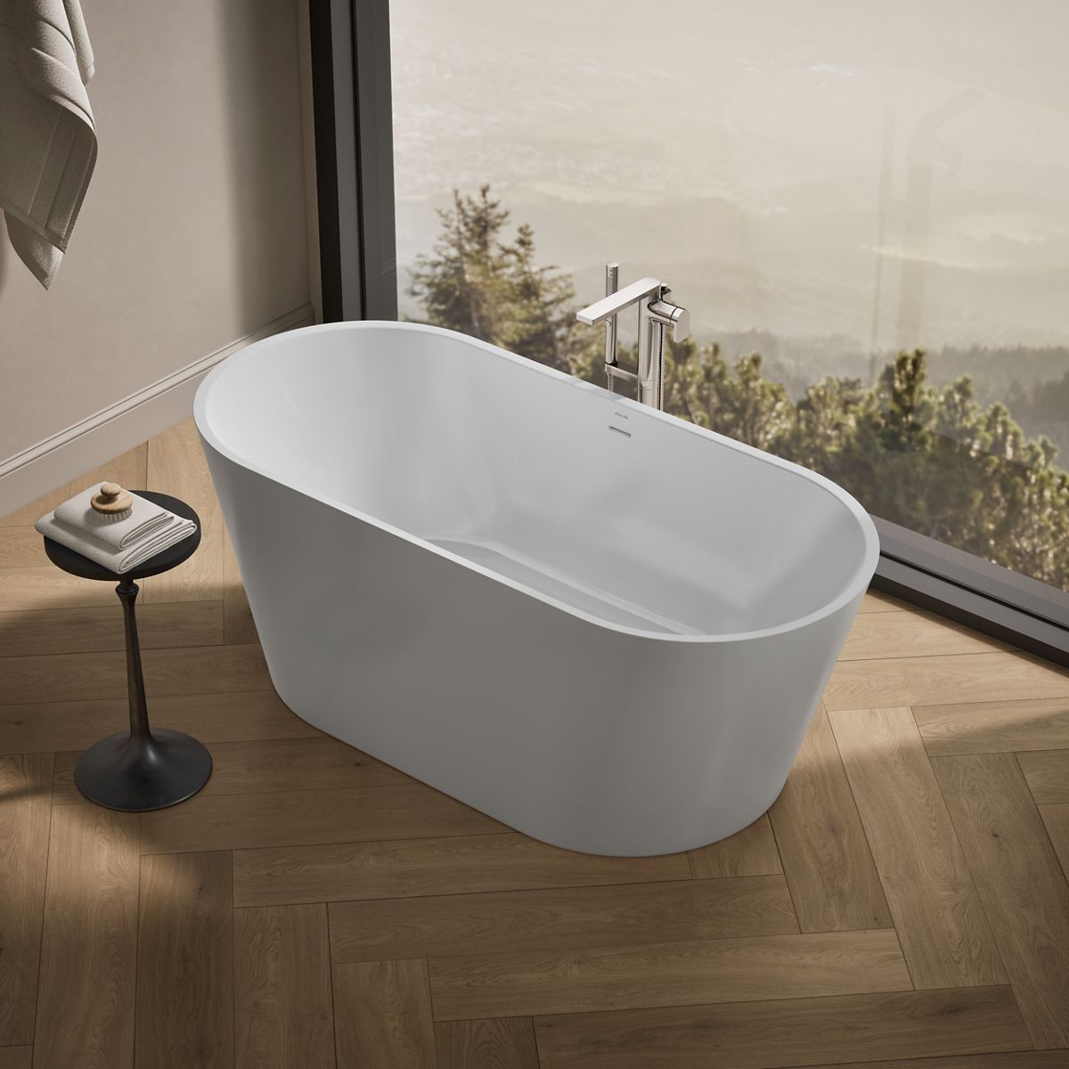 Evok® 66" x 30" freestanding bath